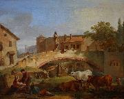 Jean-Baptiste marie pierre Village italien oil painting artist